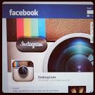 A photo of Instagram's Facebook page, filtered through Instagram.