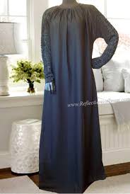 Reflections of Iman Black Umbrella Style Saudi Abaya