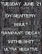 Dysentery [is recording!] | Free Music, Tour Dates, Photos, Videos