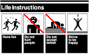 TRUEsamples: life instructions
