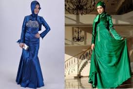 Tetap Tampil Syar`i Dengan Gaun Pesta Muslimah