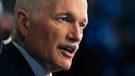NDP leader Jack Layton speaks