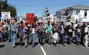 Pictures From Antiwar March From West Oakland BART To Downtown ...