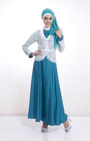 Berbagai Gambar Baju Gamis Muslim Brokat Terbaru 2015 yang Bisa ...
