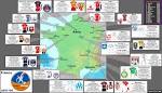 France. LIGUE 1, 2007-'08 Season: Zoom Map. « billsportsmaps.