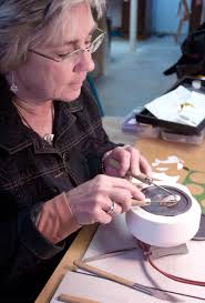 Workshops | Nancy Miller Jewelry - Nancy-Miller-working