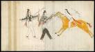 Ledger Drawing, Northern Cheynne, Pine Ridge Agency, South Dakota