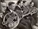 View of the French Horn Section of the New York Philharmonic ...