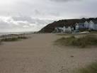 The eastern corner of Warren Hill as seen from the southern end of Mudeford - via Daymix