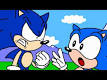 Image result for classic sonic and modern sonic meet again soon