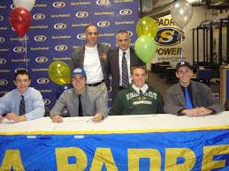 Basketball point guard Connor McGrath and baseball players Andre Mercurio, Chris Lewis and Barry Timko welcomed their families during a special signing ... - D-1_signing_1-19-11_054_(Small)