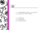Victorian Wedding Invitation Response Cards | Victorian RSVP Cards