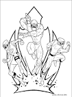 Power Rangers coloring page