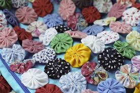 Image result for yo yo quilts