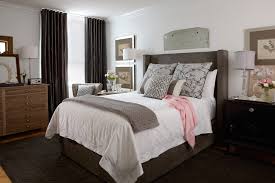Bedroom Decorating Ideas Upholstered Bed - HOME DELIGHTFUL