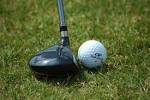 Golf Club Against Ball — - via Daymix
