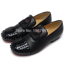 Best Quality Red Bottom Shoes Harvanana Spikes Kid Leather Mens ...