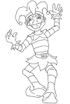 Mardi Gras coloring page