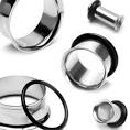 316L Surgical Steel Single Flared Flesh Tunnel: Voodoo Body ...