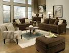 Living Room. Marvellous Contemporary Living Room With Brown Sofa ...