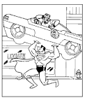 Superman coloring page
