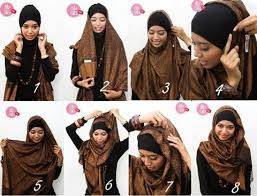 Cara Memakai Hijab Pashmina Modern