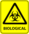 safety sign biological - public domain clip art image @ wpclipart.