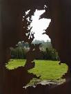 near to Shottery, Warwickshire, Great Britain. Steel cutout British Isles - via Daymix