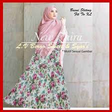 Baju Gamis Muslim Syar'i New Zaira | Baju Muslim Terbaru