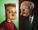 Bart Simpson and Mr Burns