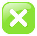 Free Stock Photos | Illustration Of A Green Close Button | # 15108 ...