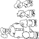 Teacher and Student coloring page