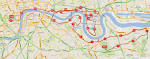 LONDON MARATHON ROUTE
