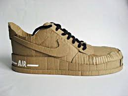 Paper Running Sneakers : Cardboard Nike Air Shoes