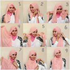 Tutorial Cara Memakai Jilbab Wajah Bulat | Cara Memakai Jilbab ...