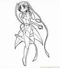 Mew Mew power coloring page