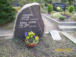 Grab von Johannes Lotze (12.12.1898-24.12.1976), Friedhof Bargebur
