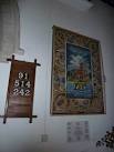 Church of St Andrew, Owslebury: hymn board - via Daymix