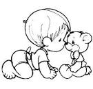 Precious Moments coloring page