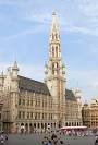 The Town Hall on the Grand'Place in Brussels, Brussel, Bruxelles ...