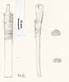 Fish shaped, terminating in an animals head. Most of original decorated - via Daymix