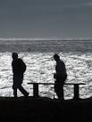 Burton Bradstock: silhouettes resume their walk - via Daymix