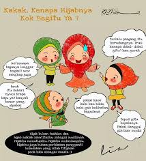 Hijab itu pelindung wanita | kartun dakwah | Pinterest