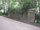 SW6335 : Remains of old railway bridge. near to Praze-an-Beeble, Cornwall, - via Daymix