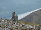 Rock on summit of Sean Mheall with Loch Lochy in background. - via Daymix