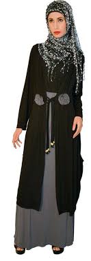 TWIN ROSE CARDIGAN ABAYA SET Islamic Clothing, Abayas, Hijabs ...