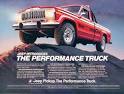 1981 Jeep Honcho 4x4 Pickup Vintage Print Ad