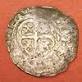 Half penny of Edward IV with rose initial mark - via Daymix