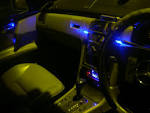 Blue LED door mod and instrument panel - Benzworld.org - Mercedes ...