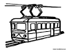 Metro Tram coloring page